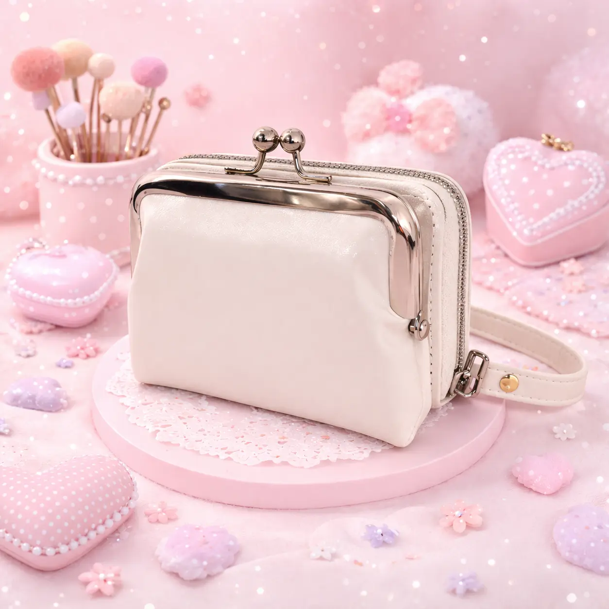 Mini-sac blanc